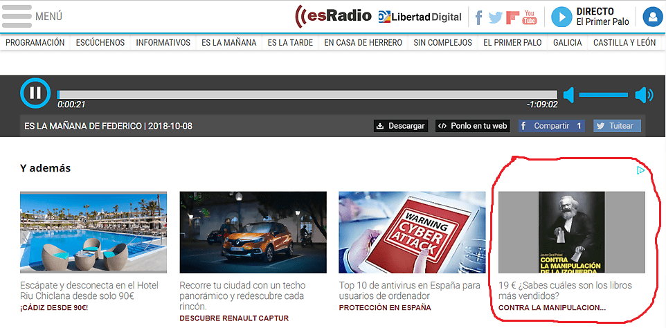 publicidad esradio