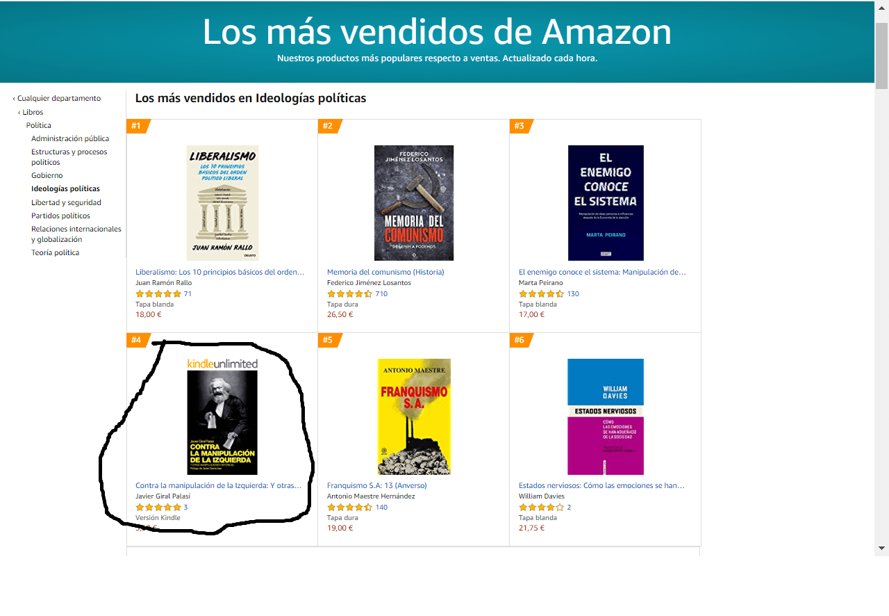 los más vendidos de ámazon i - 3 mayo 2020